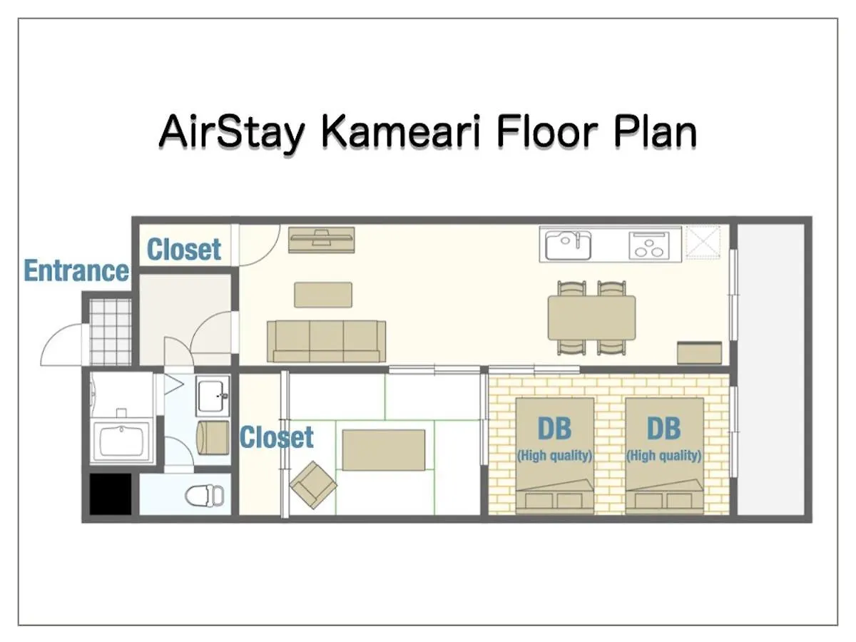 Apartment Central Excel 702 - Vacation Stay 45393V Tokyo Japan